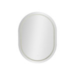 Paris Prix Miroir Mural LED Ovale  Simple  80cm Argent