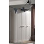 Voir la diapositive 3 : Armoire enfant  blanc laqué MARINE