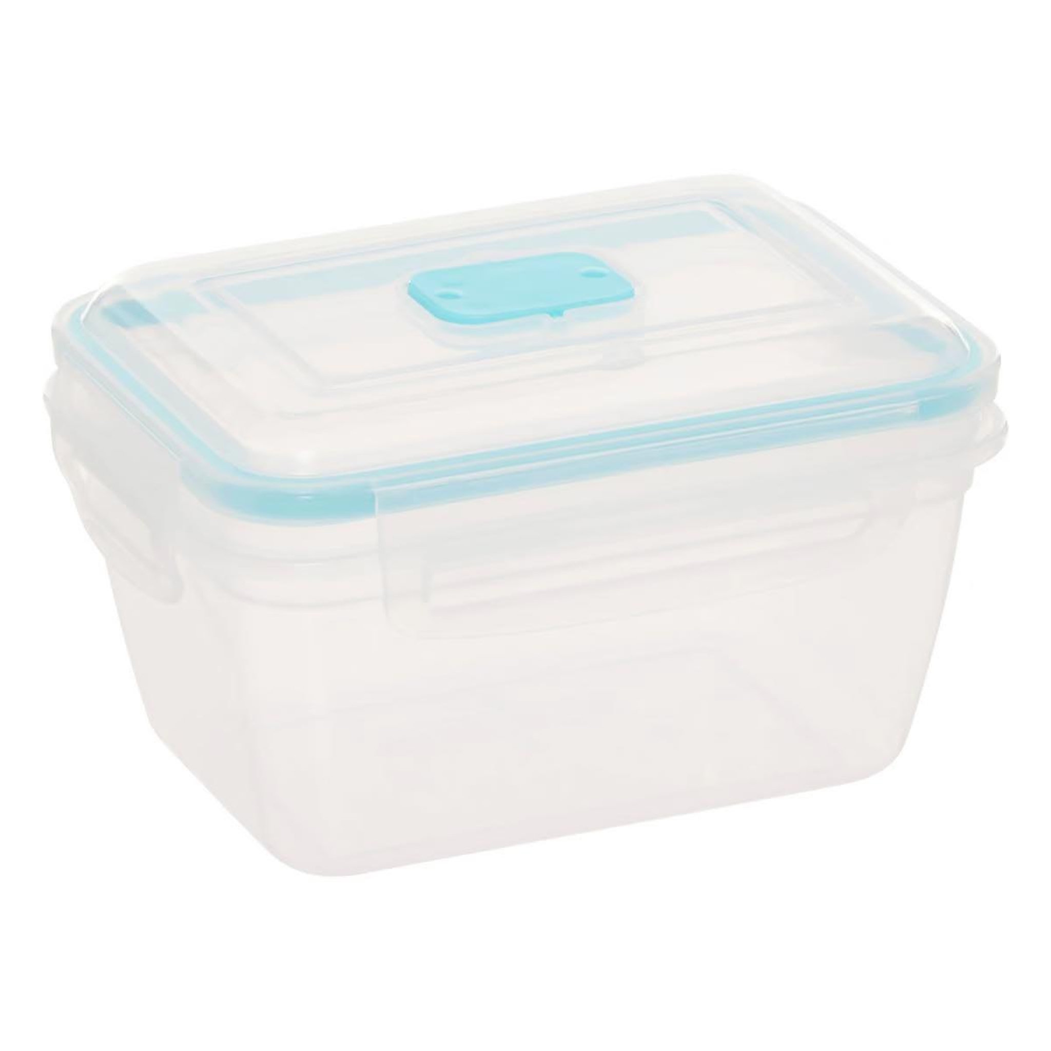 Voir la diapositive 5 : FIVE Lot de 7 Boîtes de Conservation  Blue  32cm Transparent