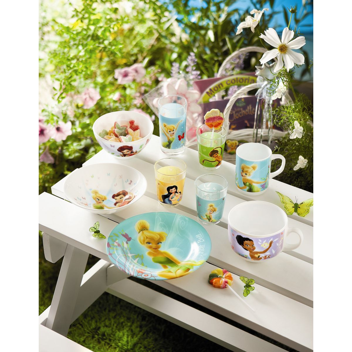 LUMINARC Assiette LES FEES DISNEY 19 cm - verre