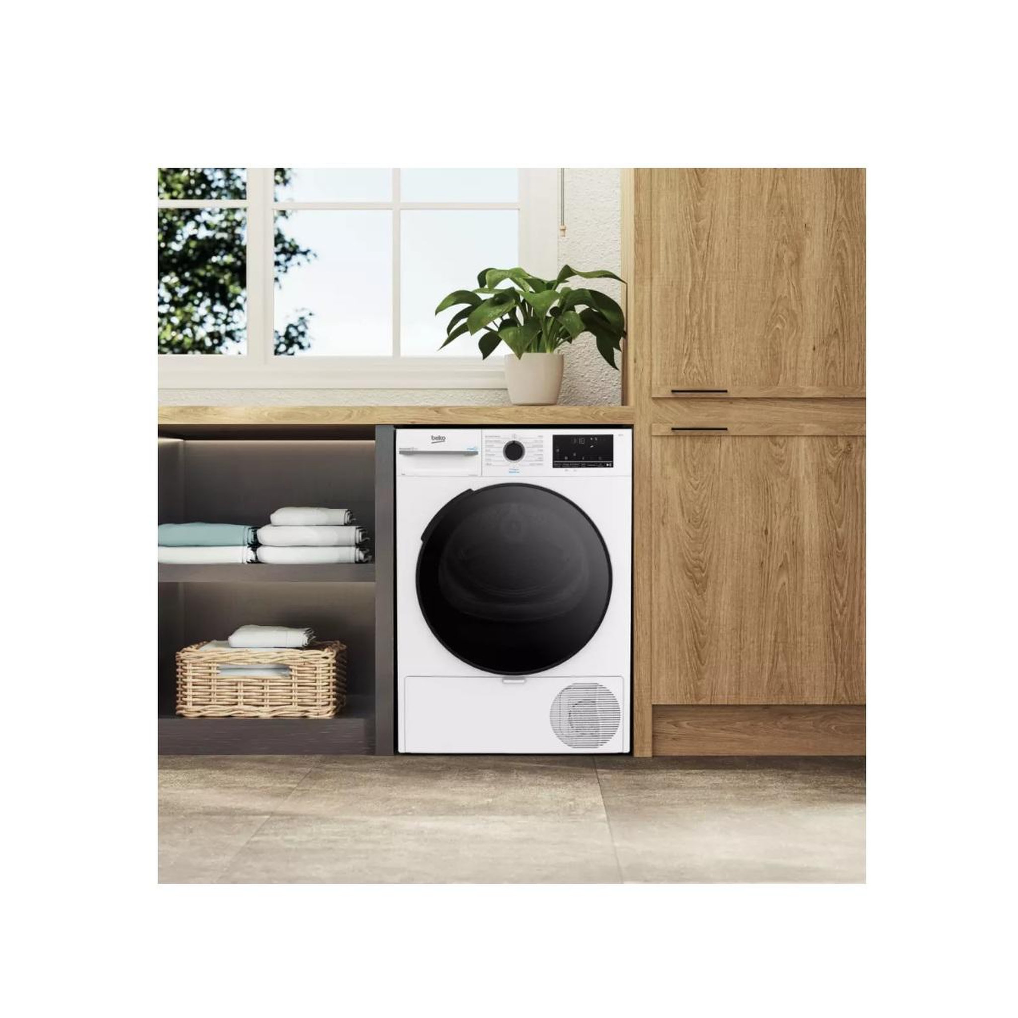Voir la diapositive 5 : Beko Sèche-linge pompe à chaleur 60cm 10kg - D3H210D93WD