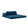 Voir la diapositive 4 : LISA DESIGN Lonny - canapé 3 places convertible en velours côtelé