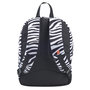 Voir la diapositive 3 : YOUNG'S ATTITUDE Sac à dos noir et blanc avec compartiment pour ordinateur motif zèbre