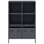 Voir la diapositive 5 : VIDAXL Buffet haut anthracite 68x39x103,5 cm acier