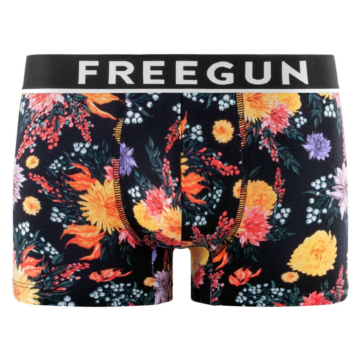 FREEGUN Lot de 4 boxers homme en coton Signature Sergio