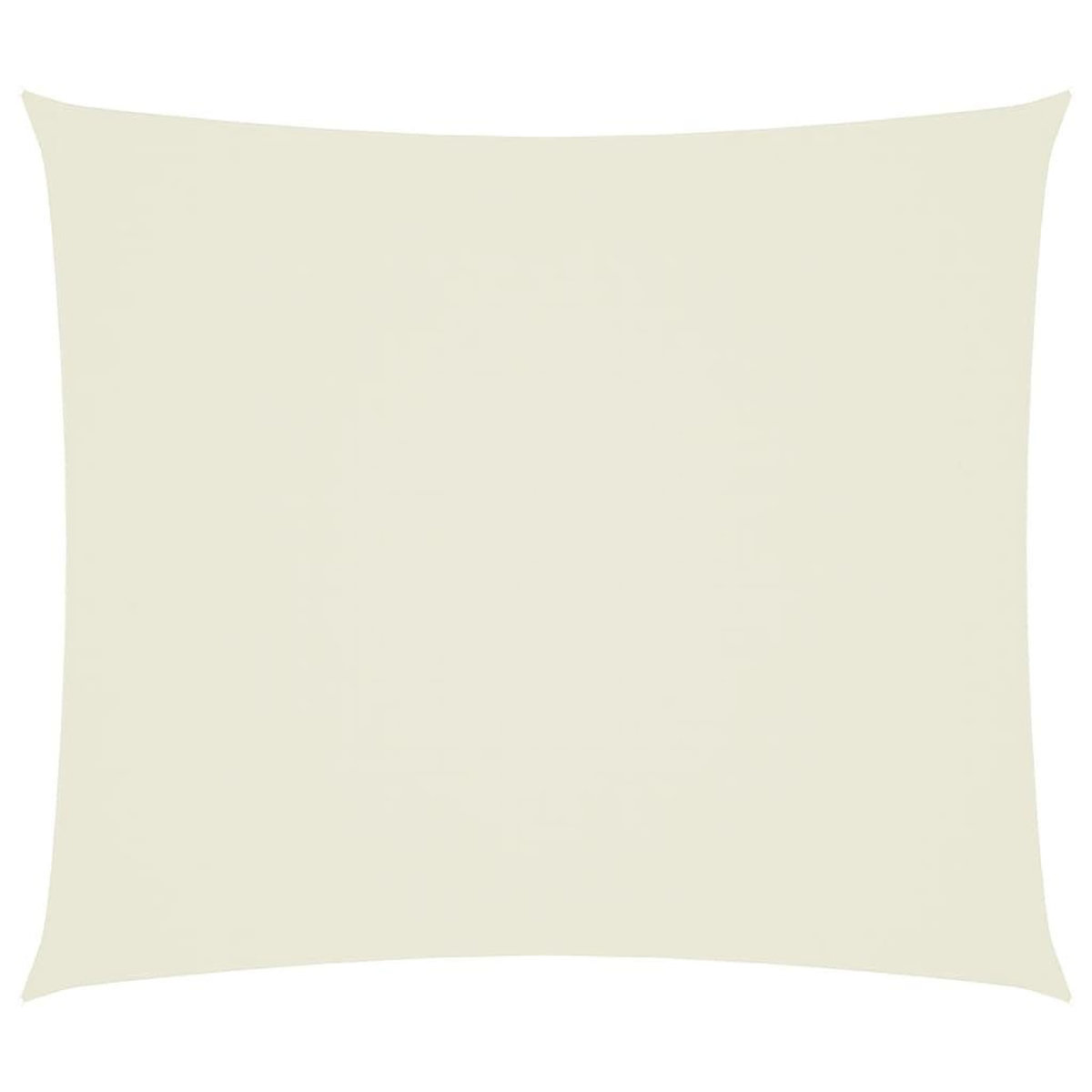 VIDAXL Voile de parasol tissu oxford rectangulaire 2,5x3 m creme