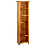 VIDAXL Bibliotheque a 6 niveaux 52x22x180 cm Bois de chene massif