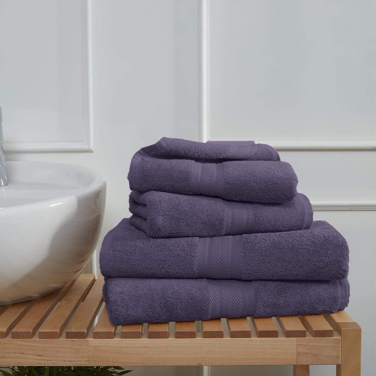 Sensei Maison Ensemble de bain 4 pièces (2 draps de bain + 2 serviettes de toilette) LUXURY