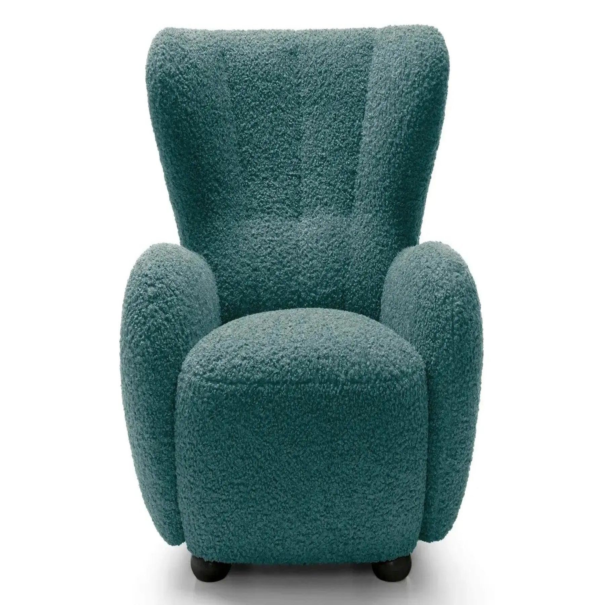 Voir la diapositive 1 : CASANOVA PARIS Lili - fauteuil tissu bouclette