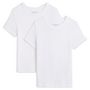 Voir la diapositive 1 : INEXTENSO Lot de 2 t-shirts manches courtes unis garçon