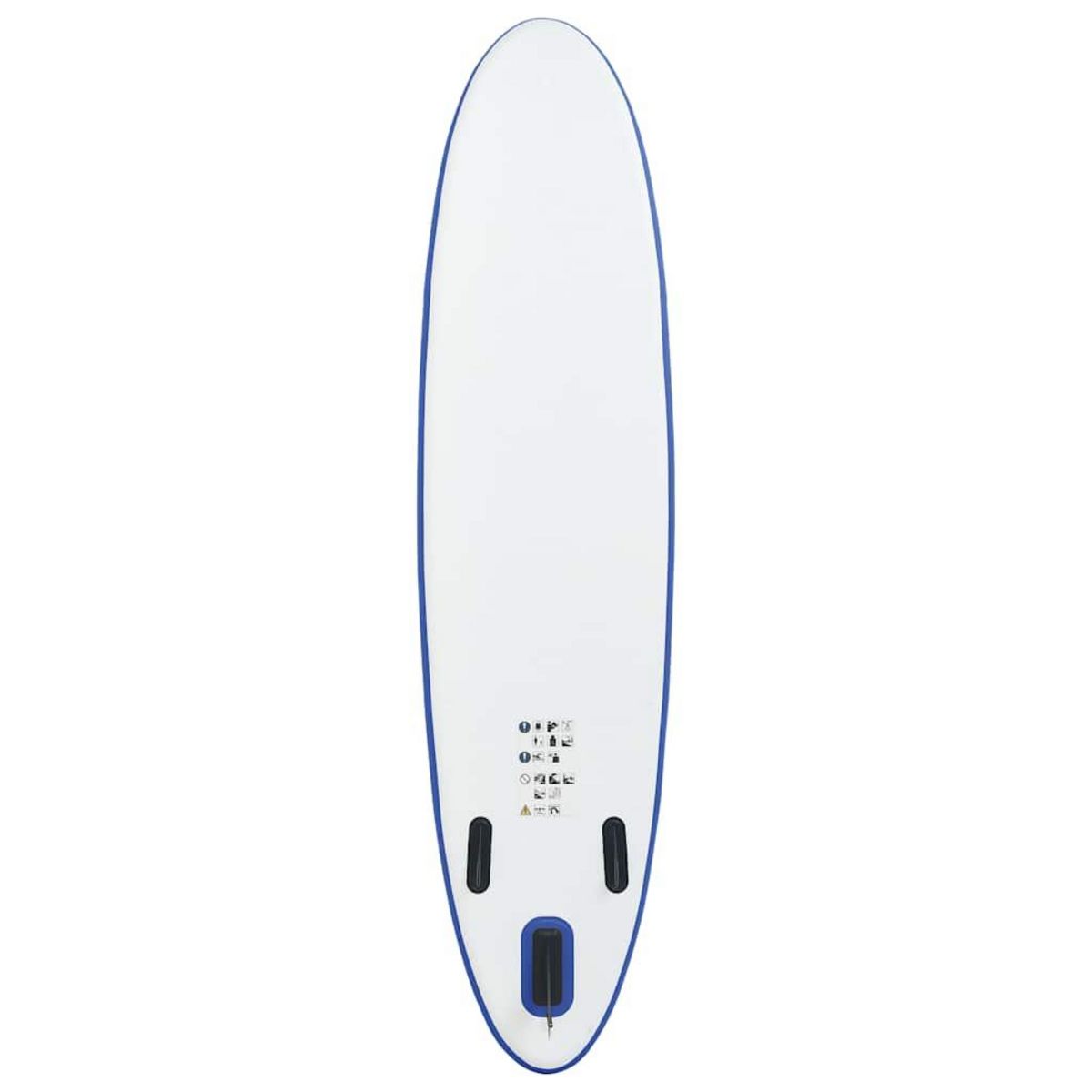 VIDAXL Ensemble de planches SUP gonflables bleu et blanc