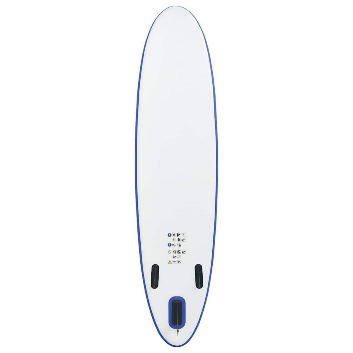 VIDAXL Ensemble de planches SUP gonflables bleu et blanc