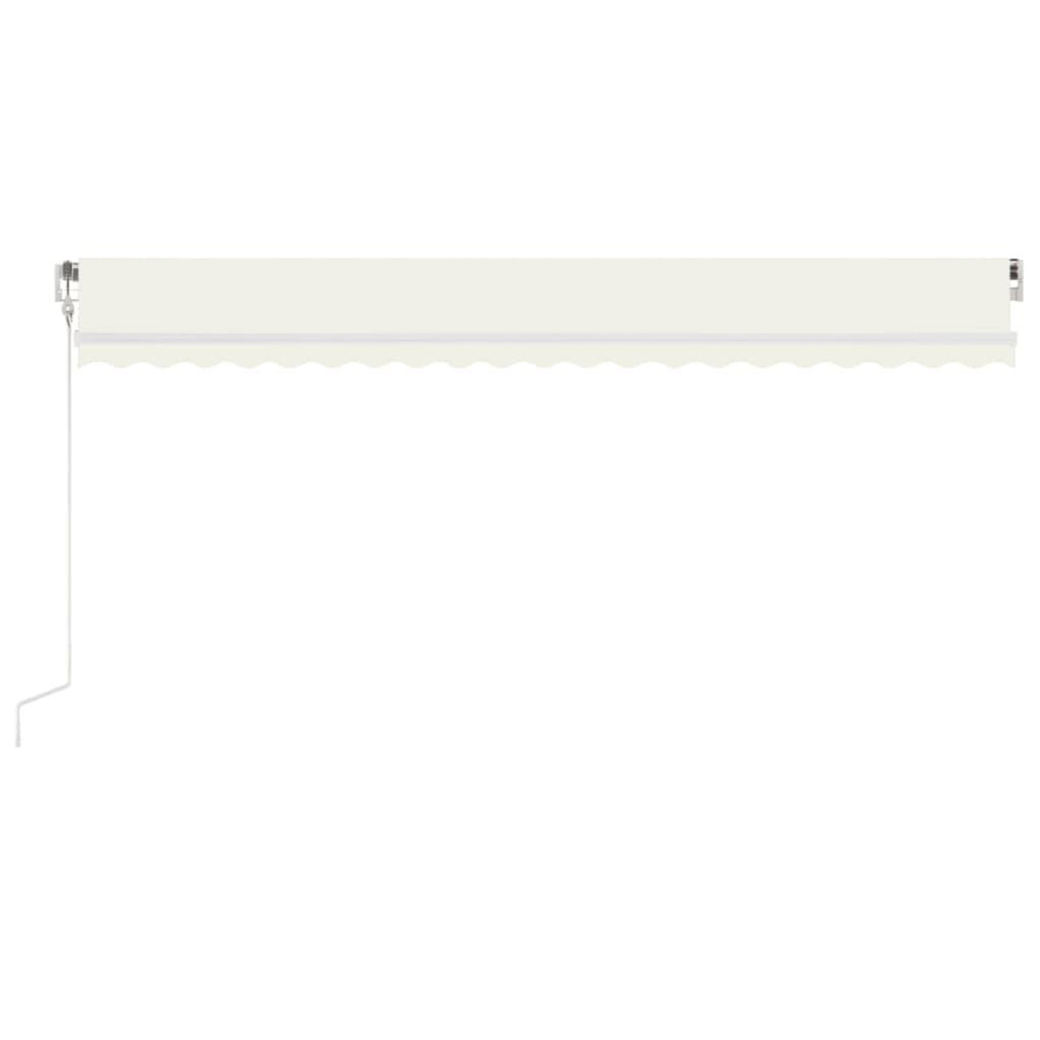 Voir la diapositive 3 : VIDAXL Auvent automatique avec capteur de vent et LED 500x300 cm Creme