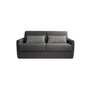 Voir la diapositive 6 : LISA DESIGN Ari - canapé 3 places convertible express couchage quotidien 140 cm matelas 12 cm en tissu