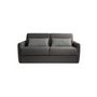 Voir la diapositive 6 : LISA DESIGN Ari - canapé 3 places convertible express couchage quotidien 140 cm matelas 12 cm en tissu