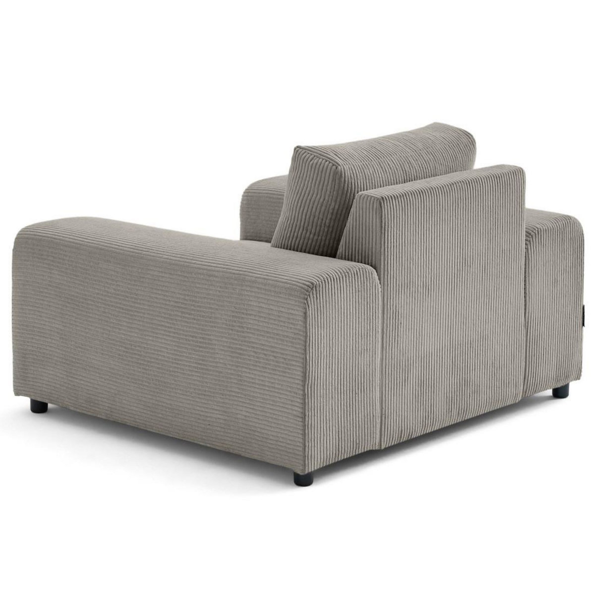 LISA DESIGN Garance - fauteuil en velours côtelé