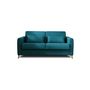 Voir la diapositive 6 : LISA DESIGN Timo - canapé 3 places convertible express couchage quotidien 140 cm matelas 12 cm en tissu