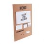 Voir la diapositive 2 : Paris Prix Mémo Calendrier Perpétuel  Working  60cm Naturel