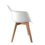 Voir la diapositive 4 : Paris Prix Lot de 2 Fauteuils Scandinave  Julda  85cm Blanc