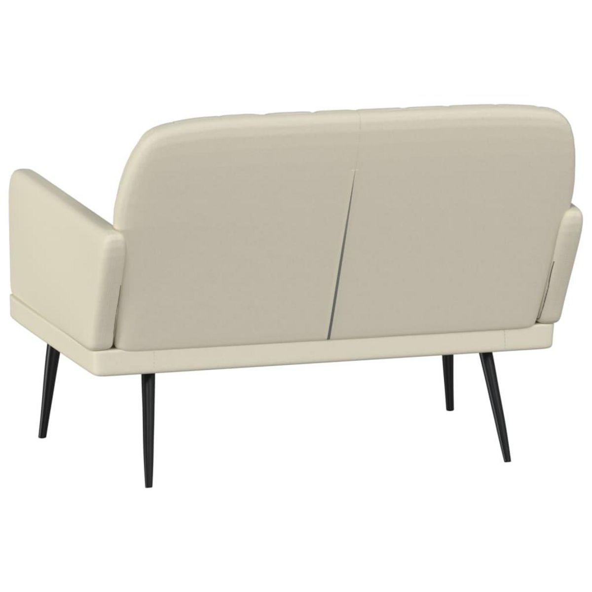 VIDAXL Banc Creme 107x80x81 cm Similicuir