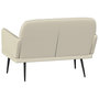 Voir la diapositive 5 : VIDAXL Banc Creme 107x80x81 cm Similicuir