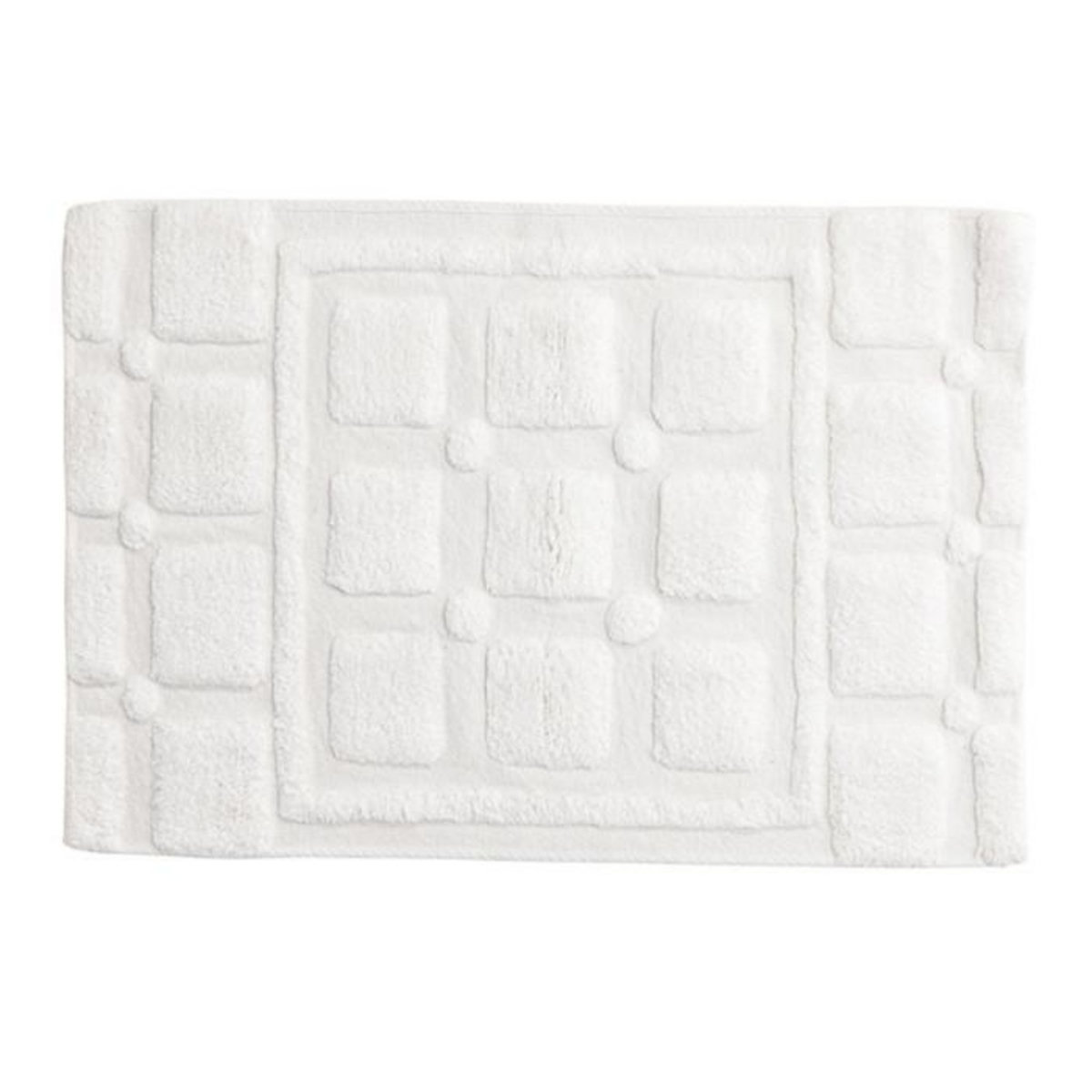 Paris Prix Tapis de Salle de Bain  Putte  60x90cm Blanc
