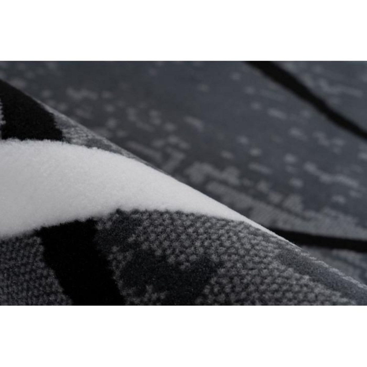 Paris Prix Tapis Rayures à Poils Courts  Vancouver I  Gris