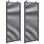 Voir la diapositive 3 : ID MARKET Lot de 2 persiennes pour Pergola pans modulables gris anthracite
