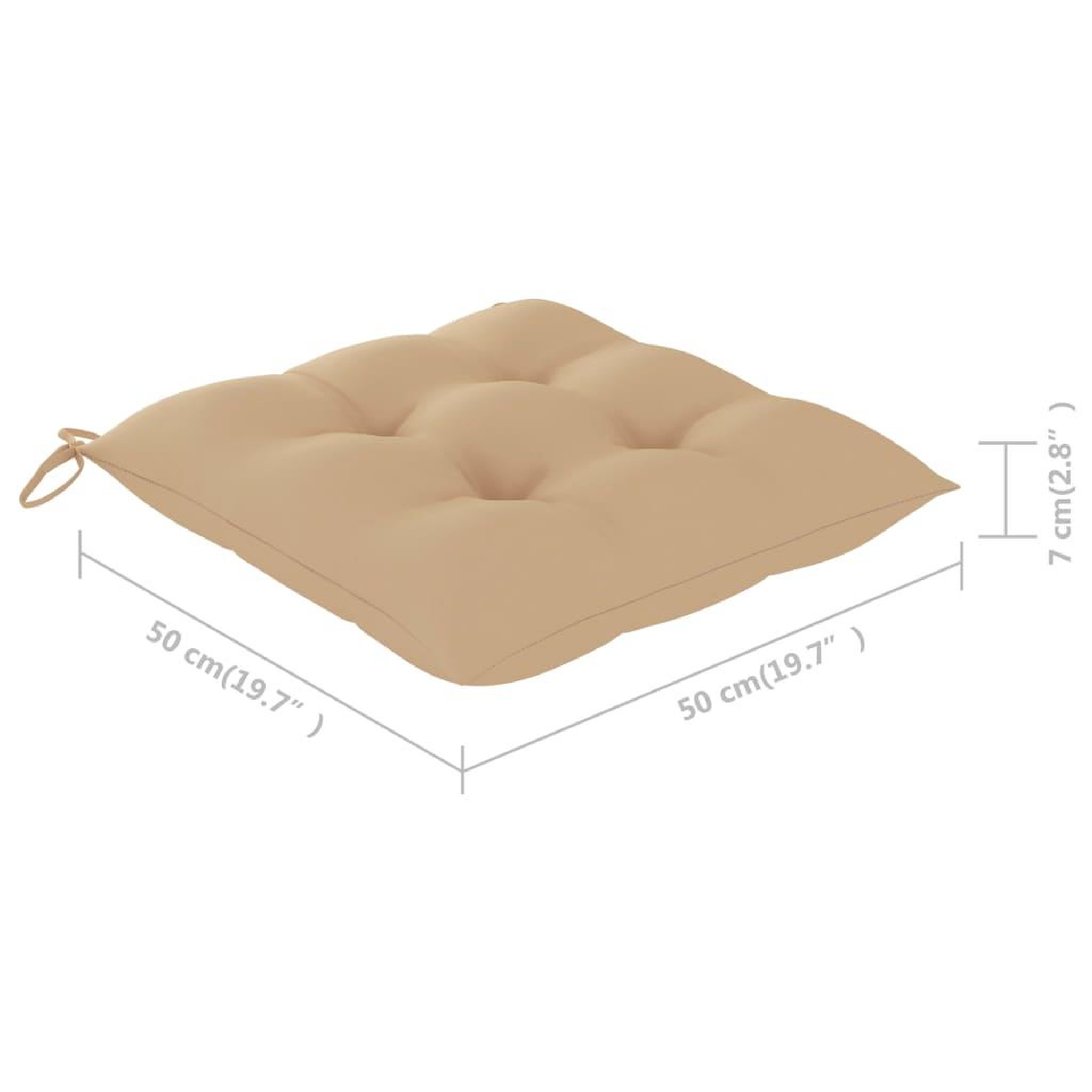 Voir la diapositive 6 : VIDAXL Chaises de jardin avec coussins lot de 8 Bois d'acacia solide