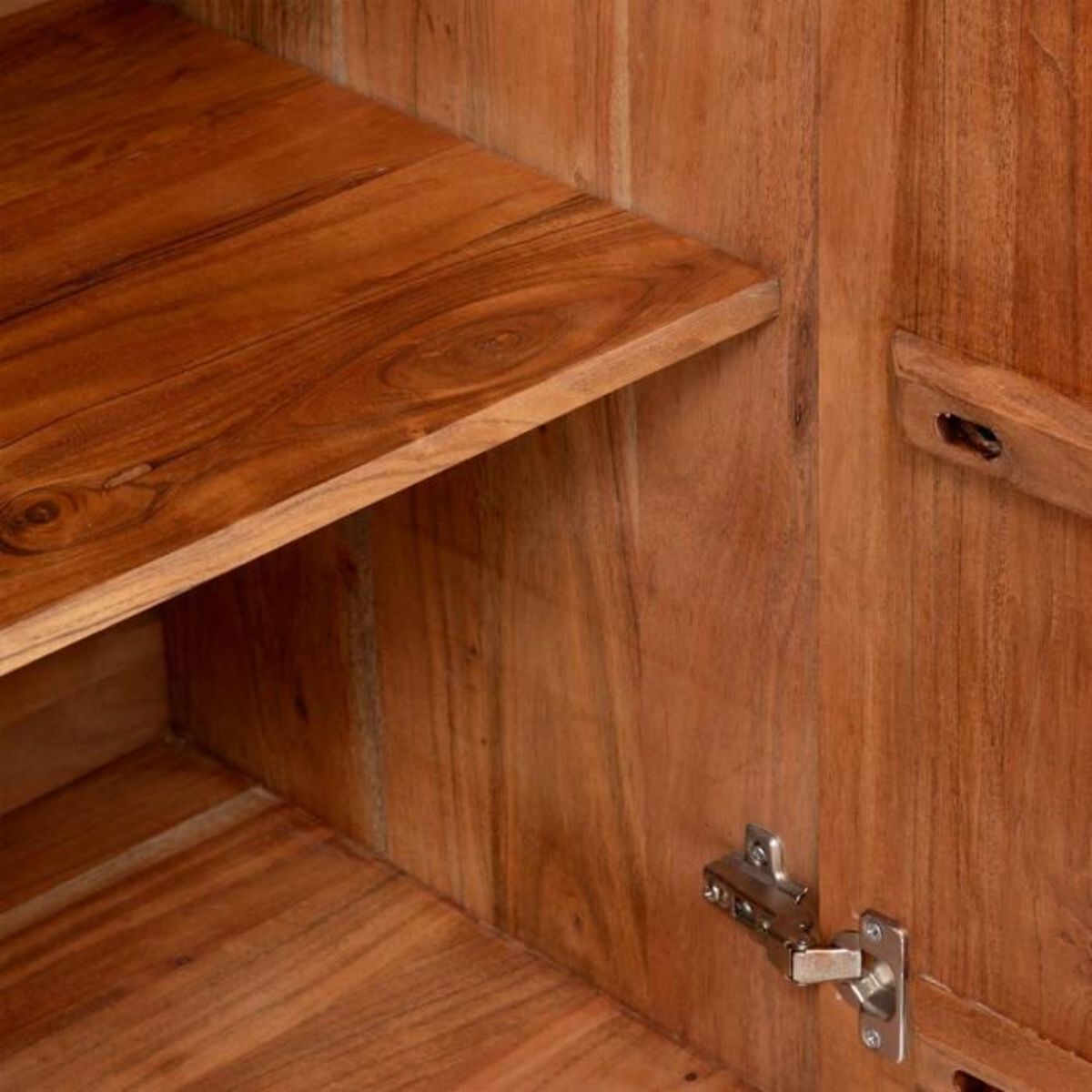 Paris Prix Buffet 3 Portes en Bois  Nanda  150cm Naturel