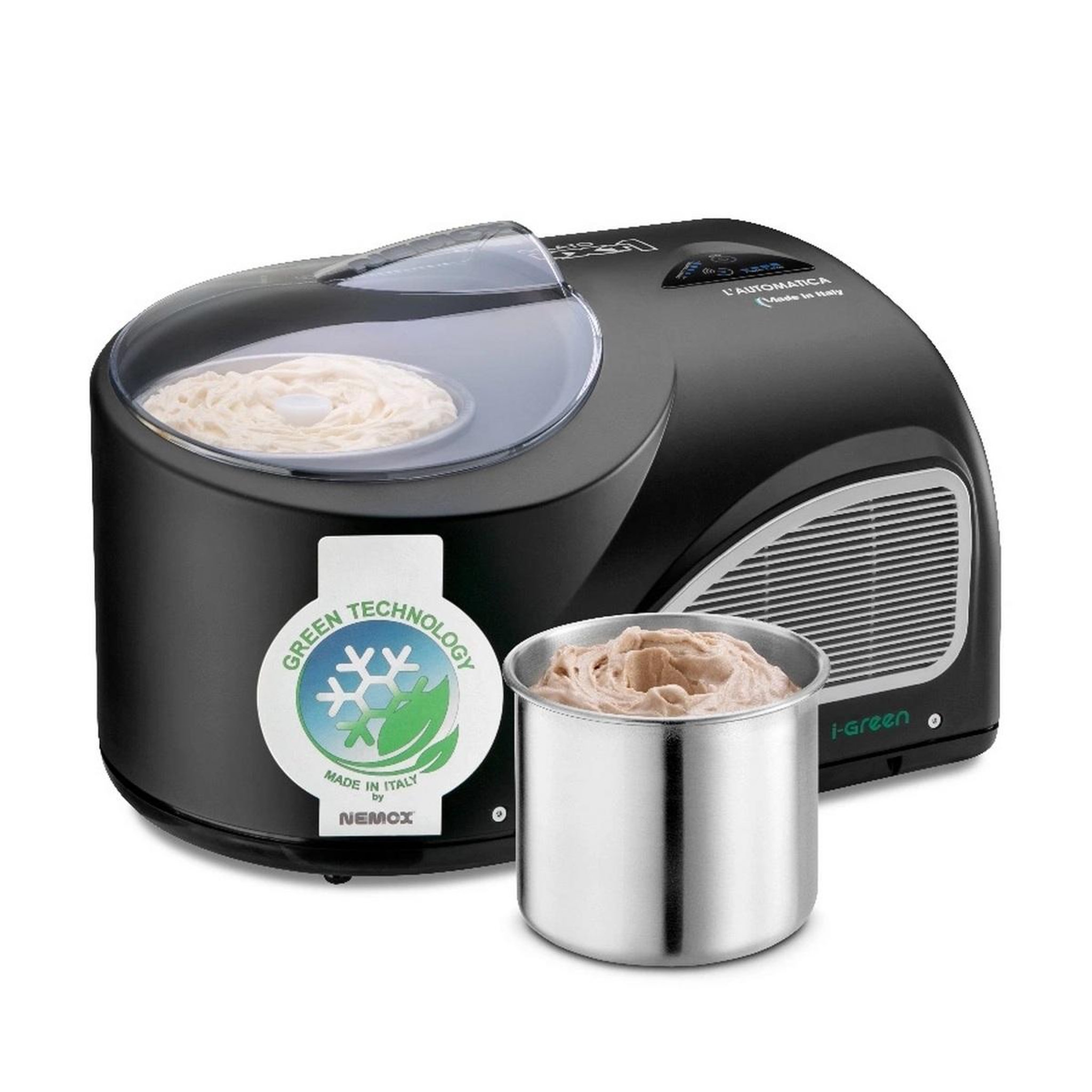 Voir la diapositive 2 : Nemox Turbine à glace 1.70l 150 w noir - 003a600990