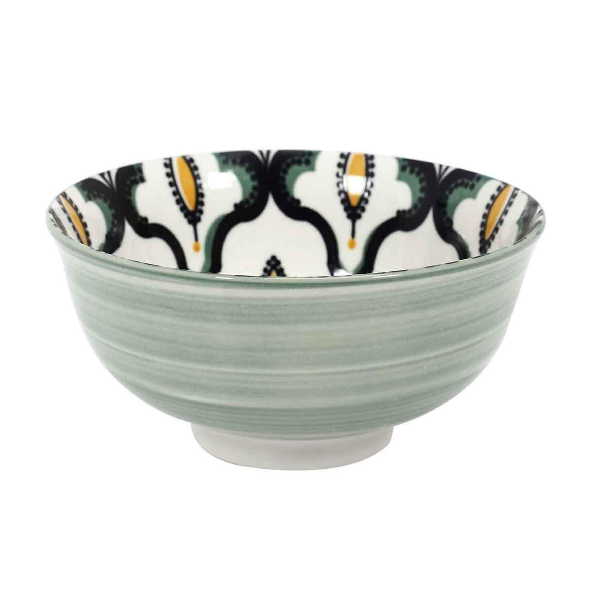 The Home Deco Factory Coupelle en Céramique  Mandala  22cl Vert