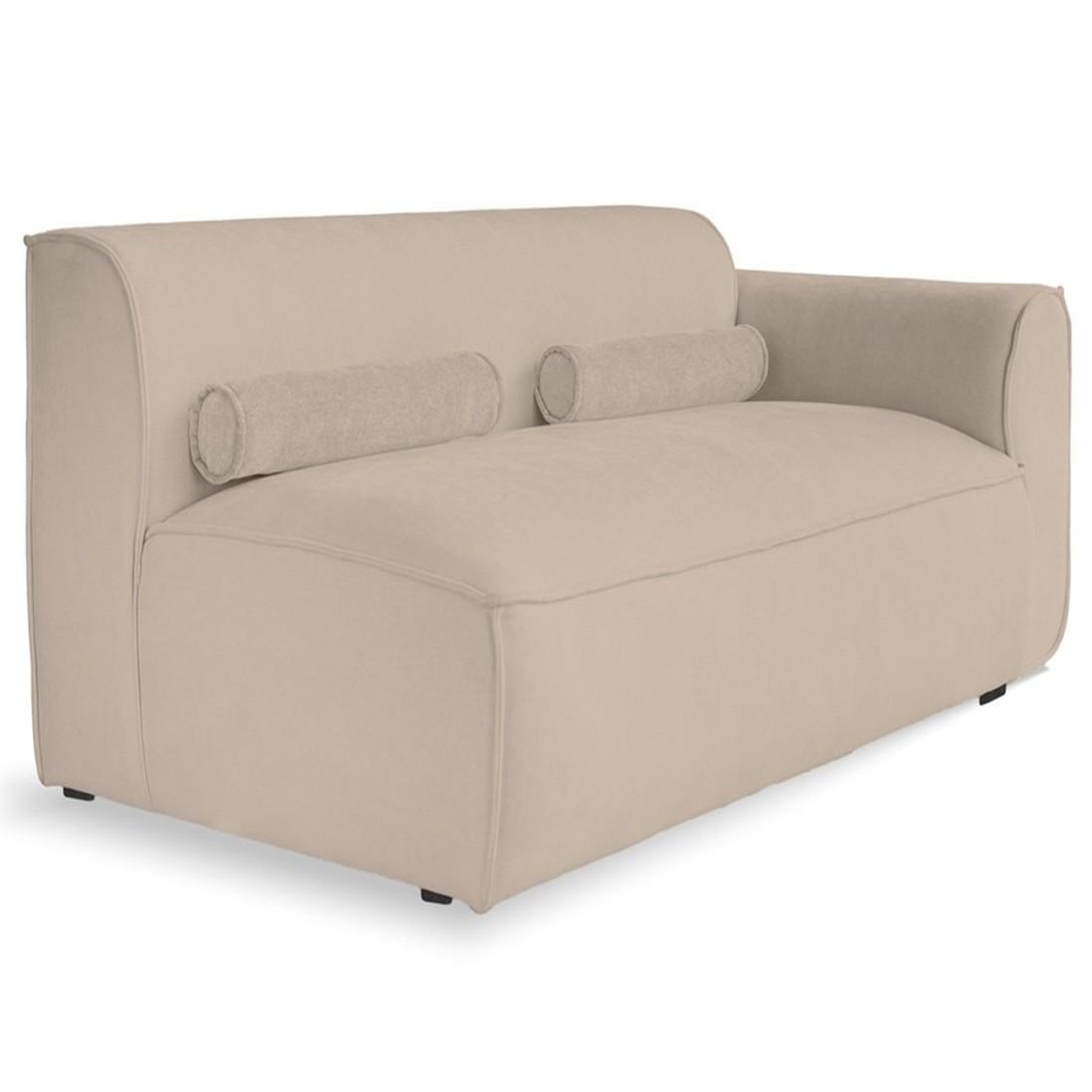 Voir la diapositive 1 : BEST MOBILIER Felix - module d'assise droit en tissu texturé