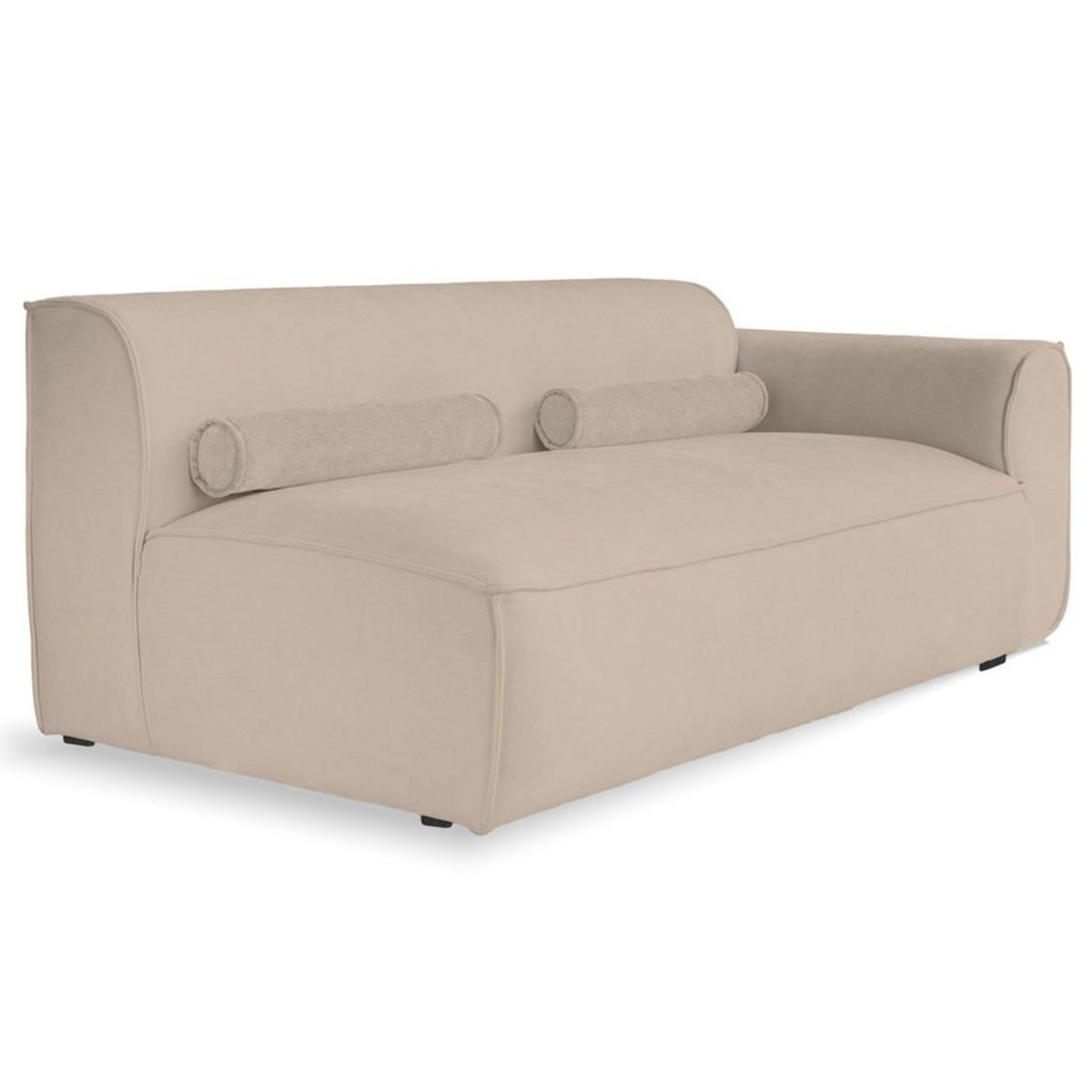 BEST MOBILIER Felix - module d'assise droit en tissu texturé