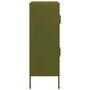 Voir la diapositive 4 : VIDAXL Armoire de rangement Vert olive 80x35x101,5 cm Acier