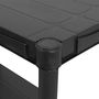 Voir la diapositive 4 : iTools Etagère plastique 5 tablettes L61xP31xH172 cm NOIRE Charge 150kg ITOOLS