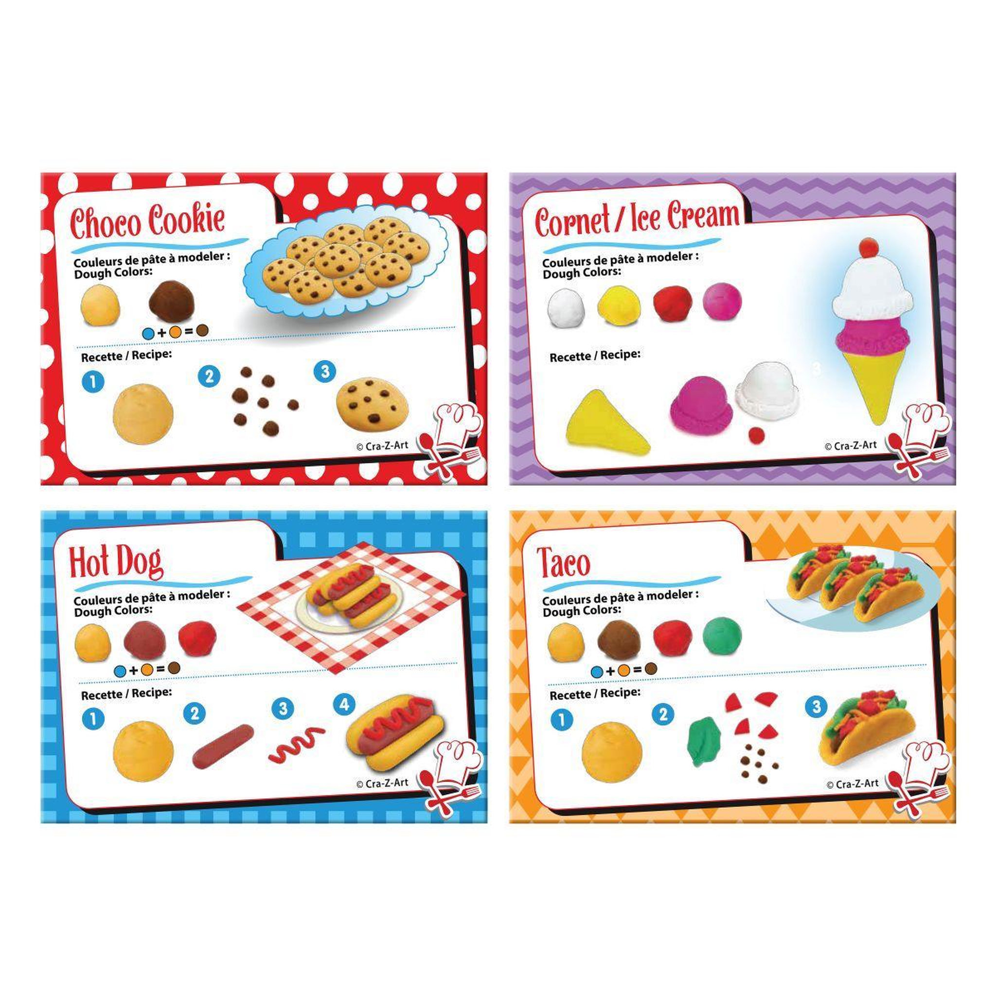 Voir la diapositive 2 : Lexibook Kit de Pâte à Modeler et Malléable Super Chef