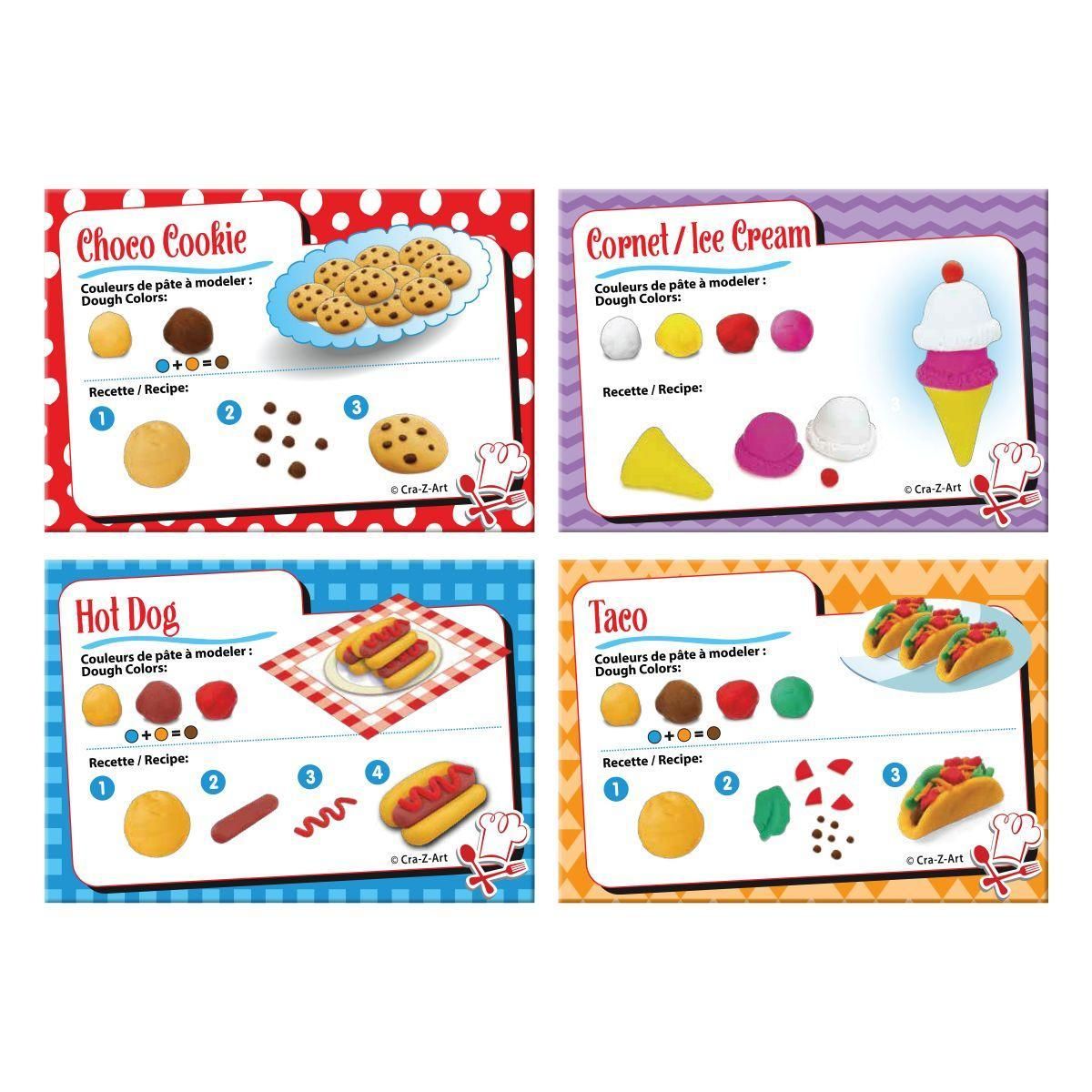 Lexibook Kit de Pâte à Modeler et Malléable Super Chef