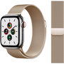Voir la diapositive 3 : ADEQWAT Bracelet Apple Watch 42/44/45/49 mm titane Or