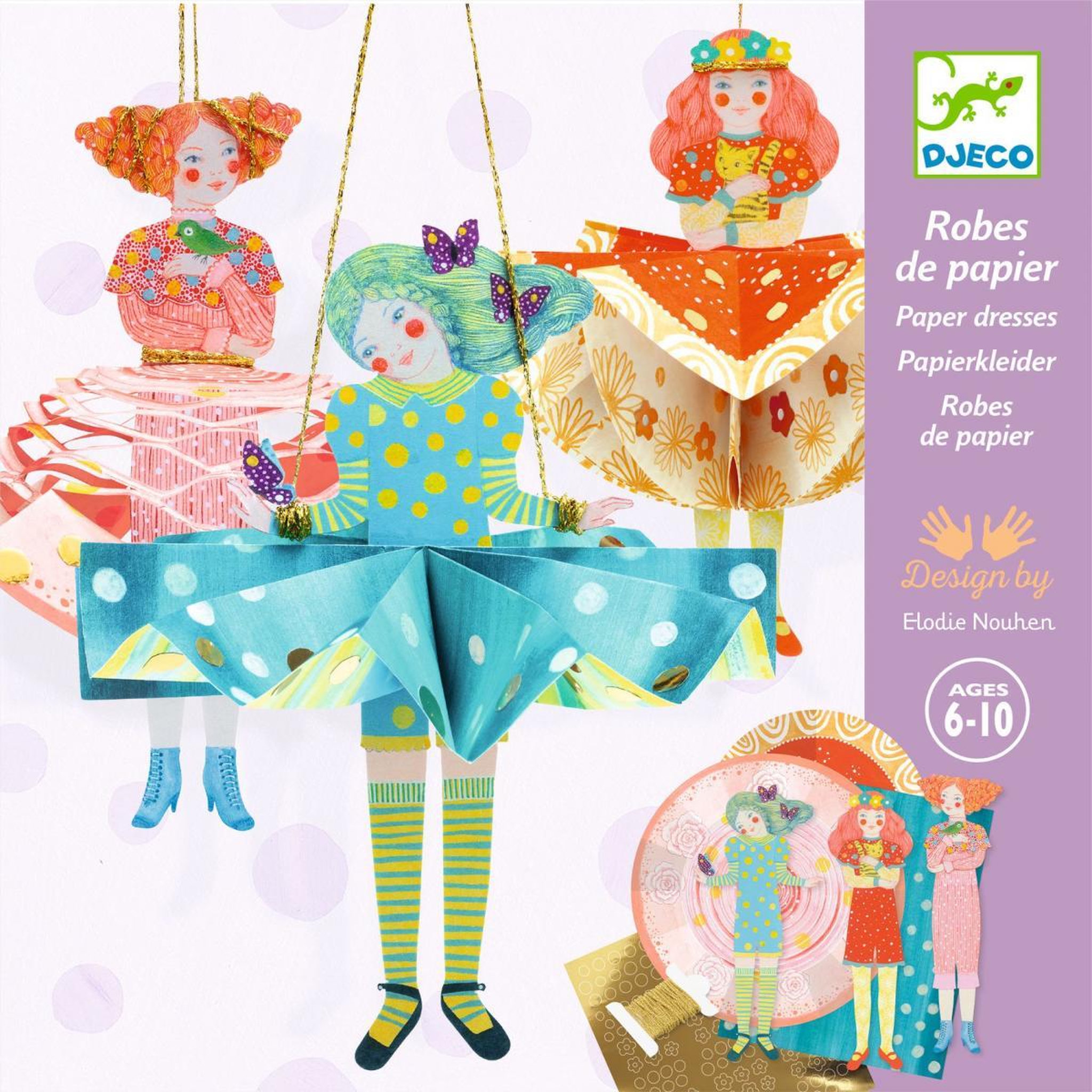Djeco Robes de papier activites de pliage