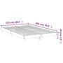 Voir la diapositive 6 : VIDAXL Cadre de lit sans matelas chene marron 120x200 cm