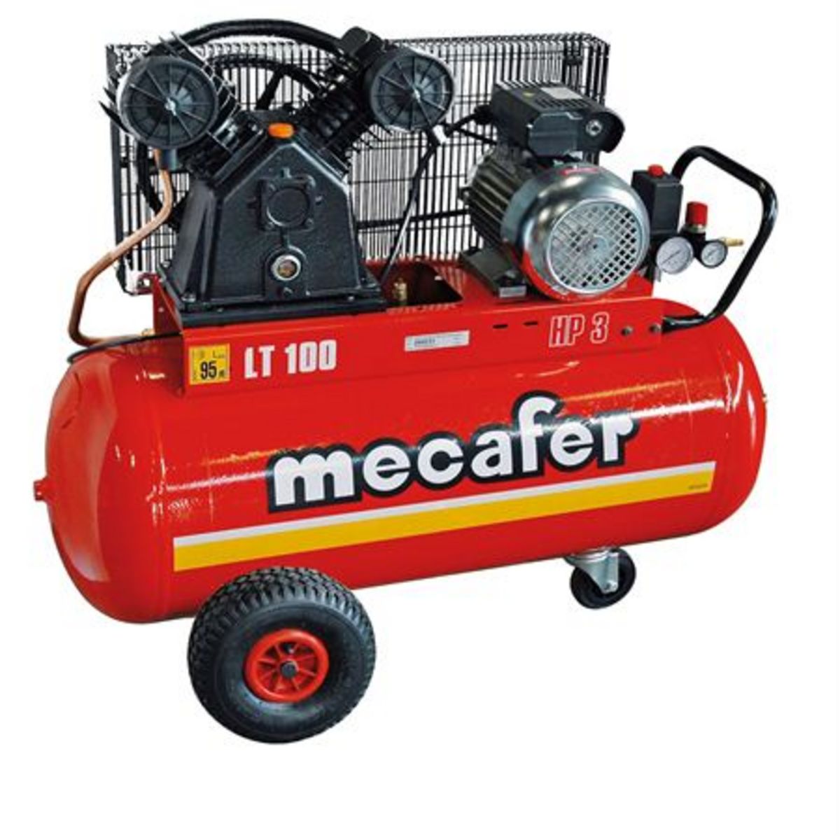 MECAFER Compresseur fonte 100L - 3CV - 10bars
