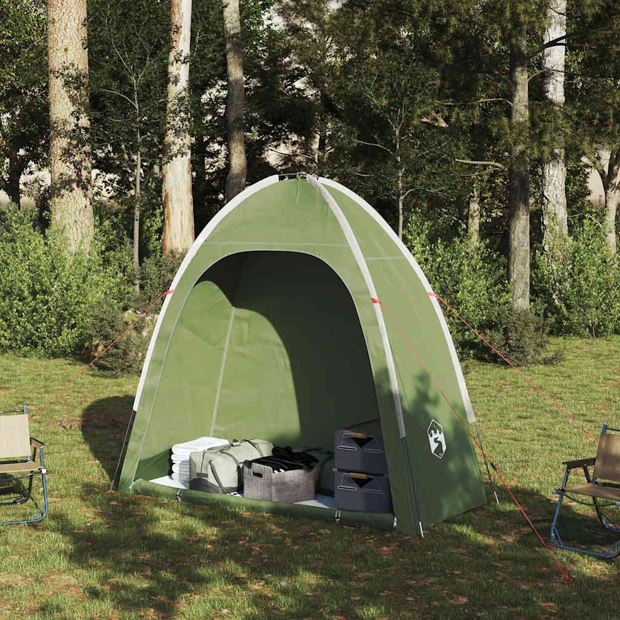 Voir la diapositive 3 : VIDAXL Tente de rangement vert impermeable