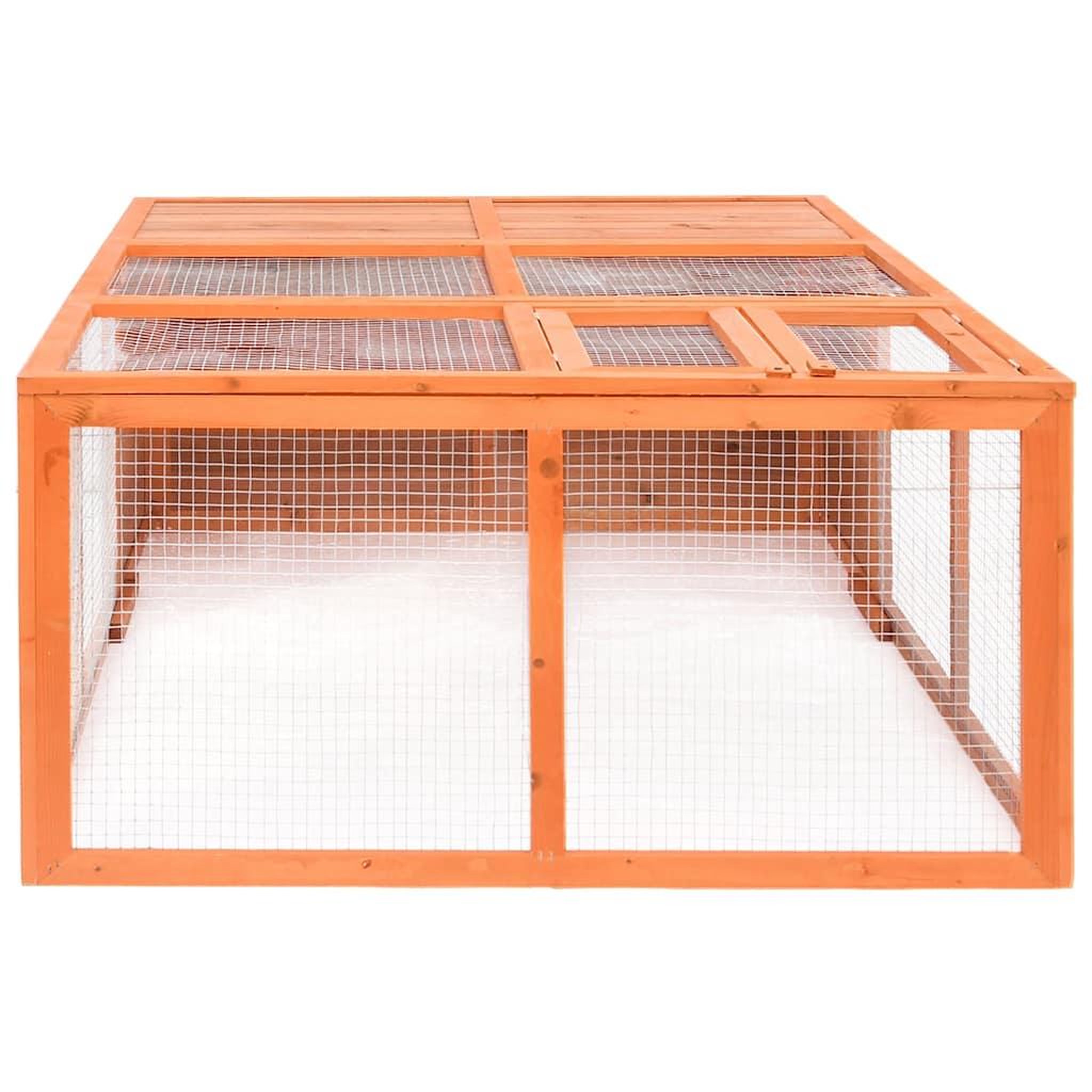 Voir la diapositive 4 : VIDAXL Cage pour animaux de jardin 150x100x50 cm bois de sapin massif