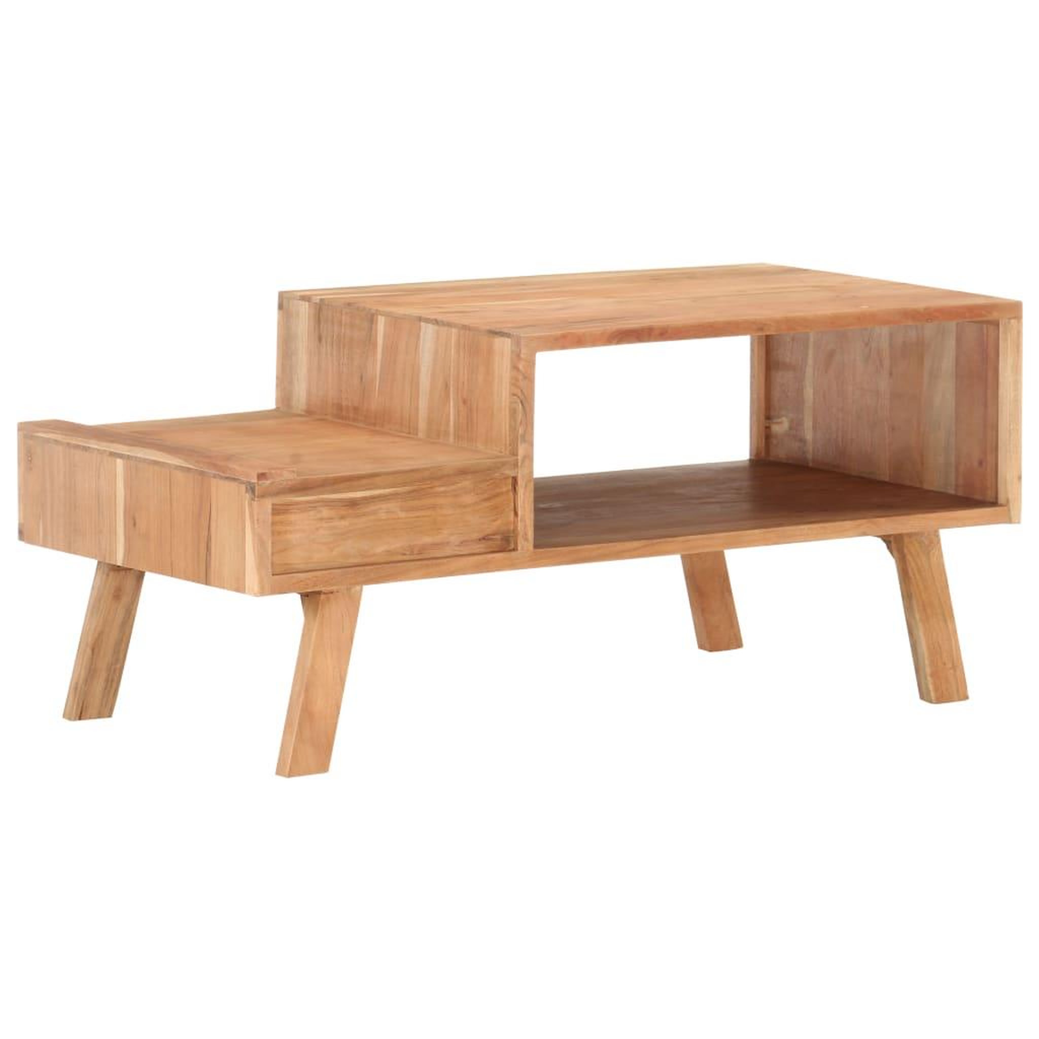 Voir la diapositive 3 : VIDAXL Table basse 100x50x45 cm bois d'acacia massif