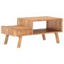 Voir la diapositive 3 : VIDAXL Table basse 100x50x45 cm Bois d'acacia massif
