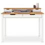 Voir la diapositive 1 : IDIMEX Bureau RAUL L 114 cm avec 4 tiroirs en bois massif