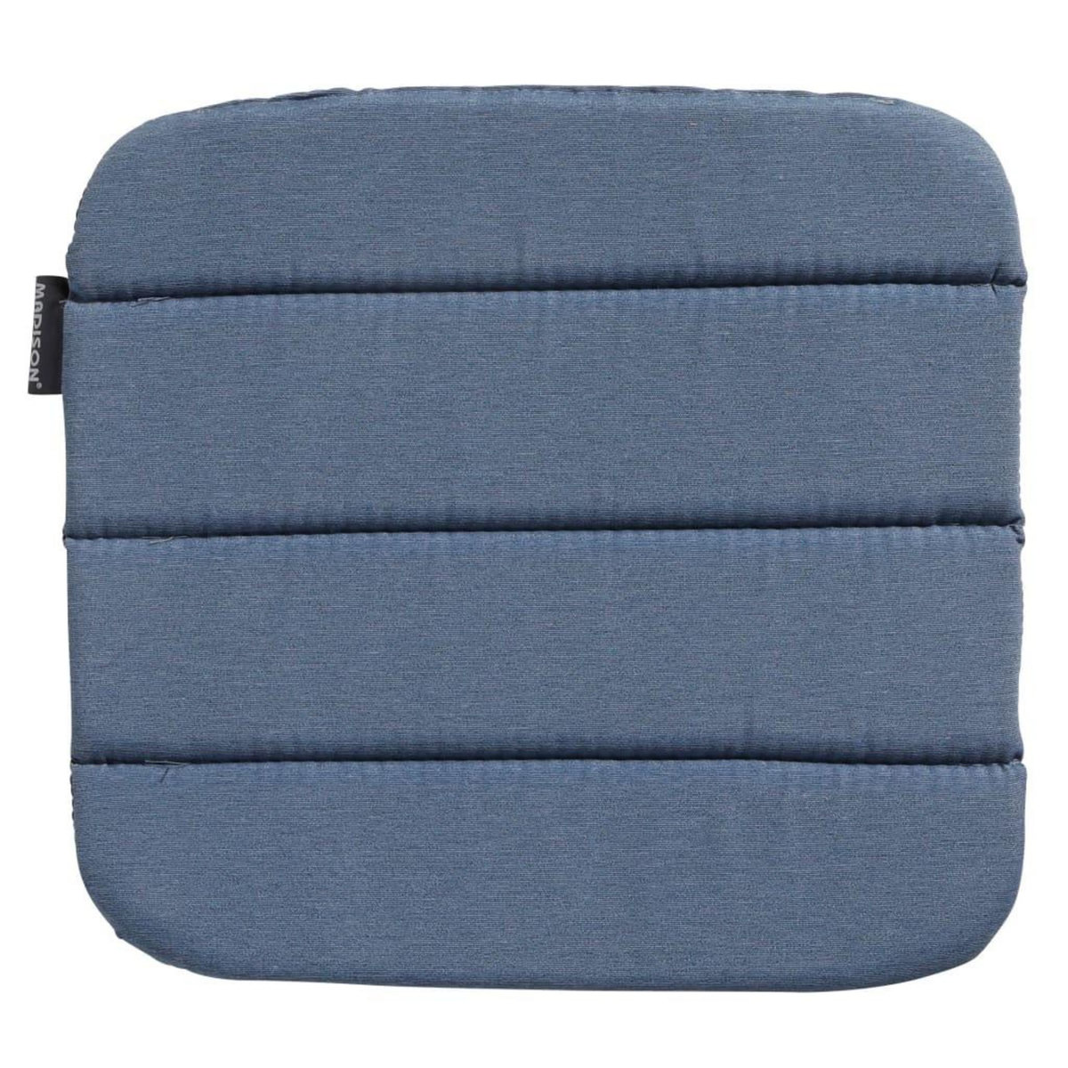 MADISON Madison Coussin de chaise de salle a manger Panama 40x40cm Bleu saphir