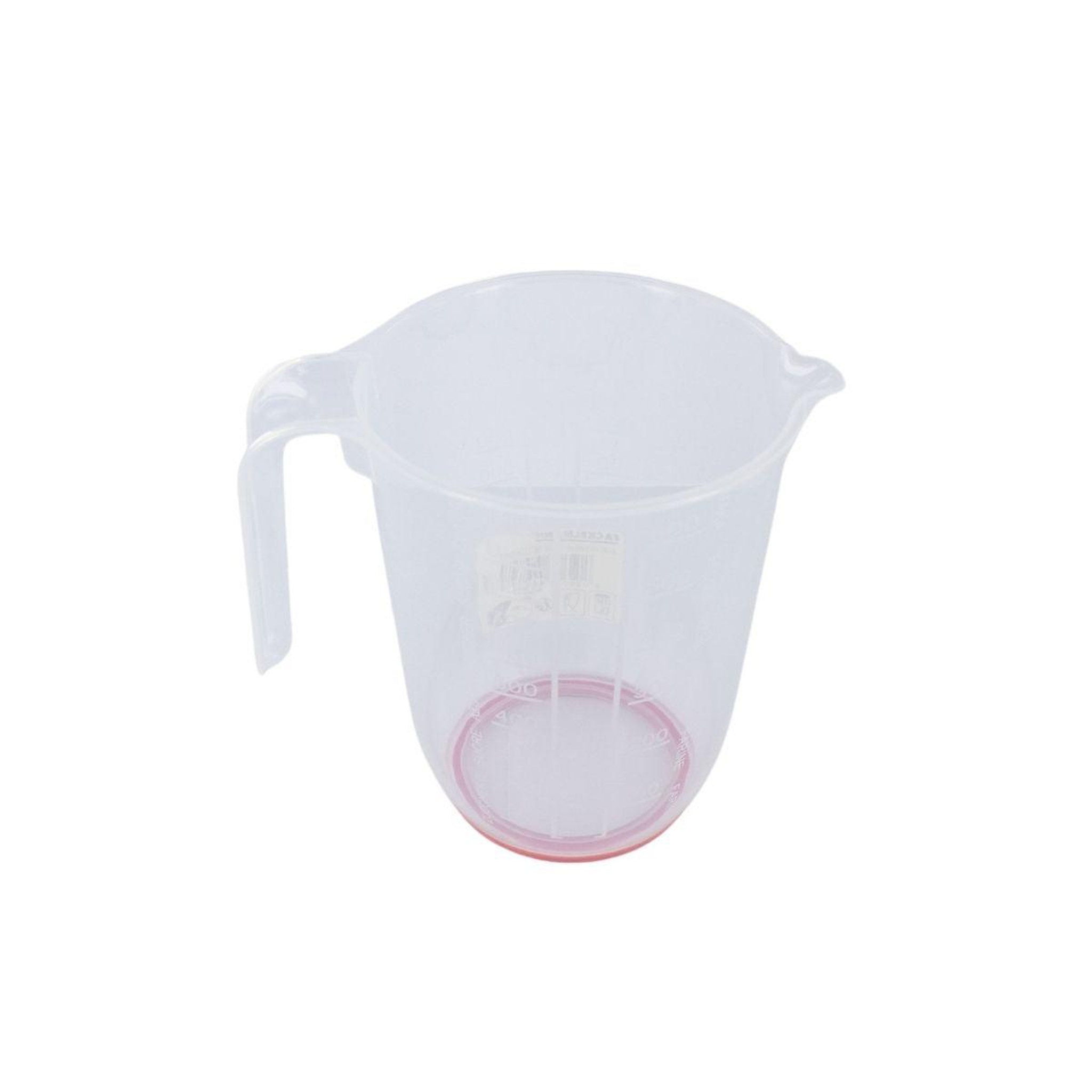 Fackelmann Verre doseur transparent en plastique 1 litre fackelmann basic