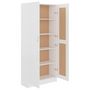 Voir la diapositive 4 : VIDAXL Bibliotheque Blanc 82,5x30,5x185,5 cm Bois d'ingenierie